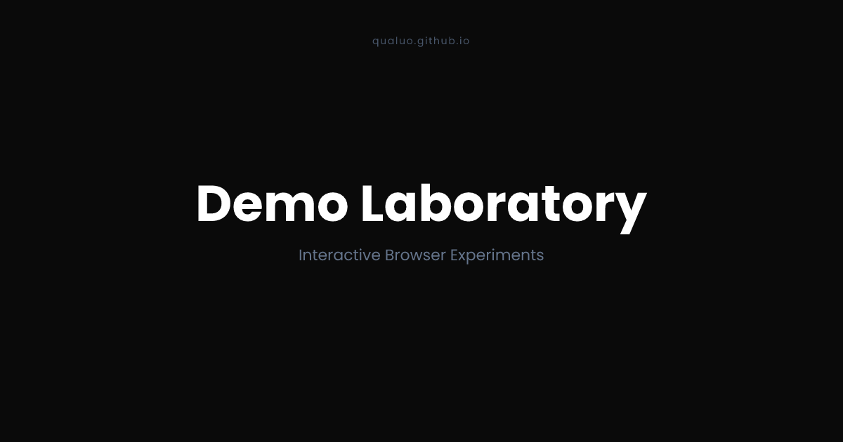 Demo Laboratory | Quang Luong